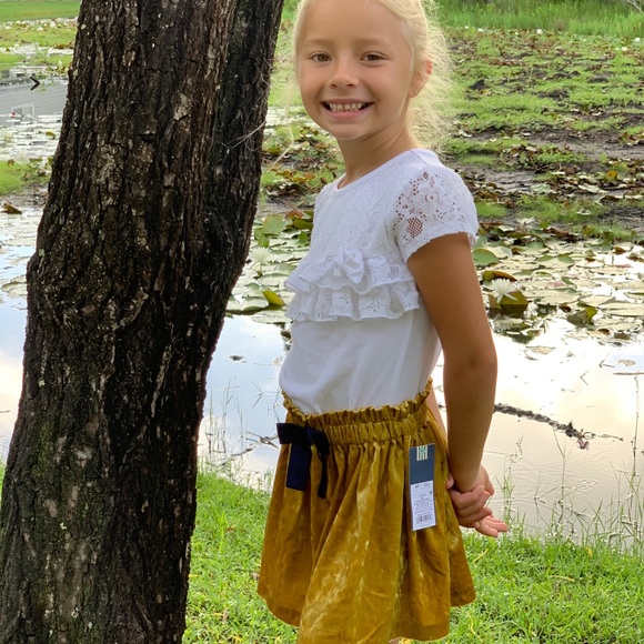 NWT Toddler velvet skirt size 4T - Picture 5 of 15